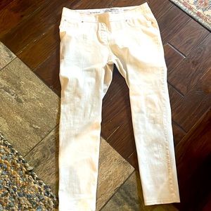 Luxe Denim stretch jeans white